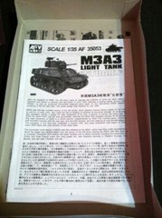 AFV Club 1/35 AF35053 US M3A3 Light Tank Stuart V French British WWII Model