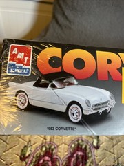 Vtg 1995 AMT ERTL Corvette Evolution Set of 5 Plastic Model Kits COMPLETE # 8092