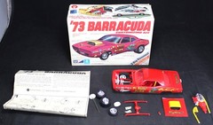 MPC 73 Barracuda 1/25 Scale Model Kit w/ Box – 1973 – READ