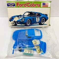 Vintage KSN Midori Ford Cobra Daytona Plastic Kit Model Japan NEW friction motor