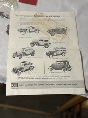 Hubley 1930 Packard Sport Phaeton Metal Model Kit in Clean Box 1/22 Scale