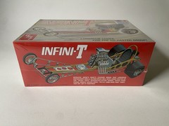 AMT Infini-T Long Nose Drag Strip Car Retro Deluxe Plastic Model Kit Sealed Box