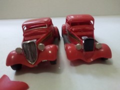 Vintage Ford coupe junk parts built model cars(please read)
