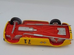 Vintage Model Car Wood 5 ” Long Built 1960’s Road Racer Roadster For Parts