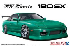 Aoshima 1/24 Scale Model Tuned Car Kit BN Sports Nissan RPS13 180SX ’96 Ver.2