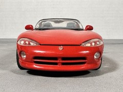 1/24 Scale Nicely Built Dodge Viper V-10 Model Car Red Mopar 1/25 Sidepipes