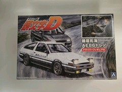 Aoshima 1/24 Initial D FUJIWARA TAKUMI AE86 TRUENO Kit 59548 #14