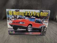 Revell ’90 Mustang LX 5.0 Drag Racer 1:25 Scale Plastic Model Kit 85-4195 NIB