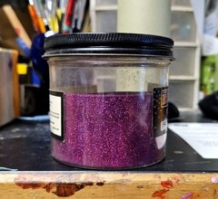 VINTAGE House of Kolor F-63 Mini Kameleon Violet Red Flake, Retired, Partial Jar