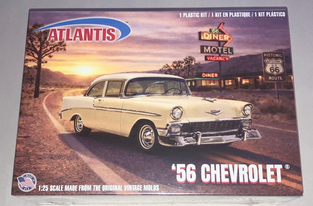 Atlantis 1956 Chevrolet Chevy 1:25 scale model car kit 1391