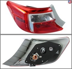 Tail Light Assembly Brake Lamp Left Driver Side Replacement for Camry 2012 2013