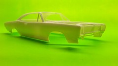 AMT ’69 Plymouth Road Runner GTX 1/25 Body Chrome Bumpers Grille Trim Panel