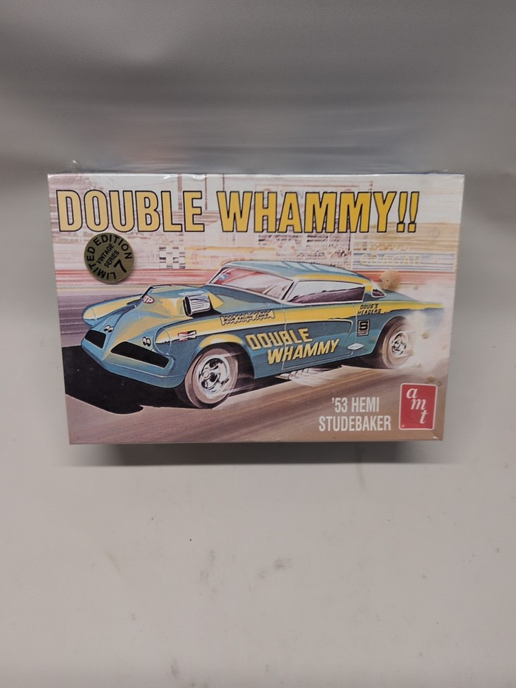 AMT 30107 1:25 SCALE DOUBLE WHAMMY!! 1953 HEMI STUDEBAKER New Factory Sealed