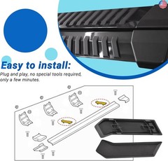 4PCS Running Board Step Pad Grip Cover Step Cap Mat FL3Z16491DA FL3Z-16491-DA