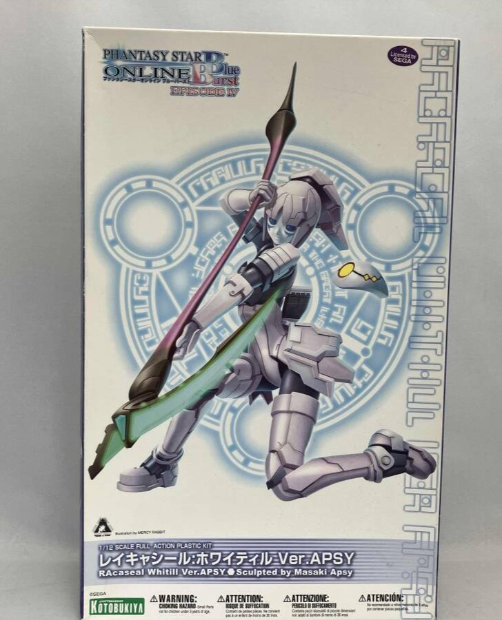 Phantasy Star Online RAcaseal Whitill Ver.Apsy 1/12 Plastic Model Kit Japan