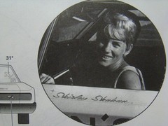 DRAG ON LADY DODGE CORONET 426 HEMI SUPER STOCK SHIRLEY SHAHAN SEALED INSIDE