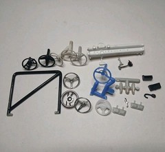 Junkyard 1/25 AMT REVELL JOHAN model car interior components