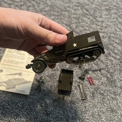 1976/79 Monogram SnapTite US Army Half-Track Model Kit VINTAGE Assembled
