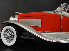 Classic Car Chopped Vintage1959Concept1:18Custom Built24Metal Body12Carousel RED
