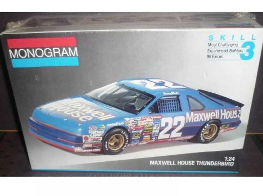 Monogram 1/24 1991 Maxwell House Thunderbird model 2942 Sterling Marlin New