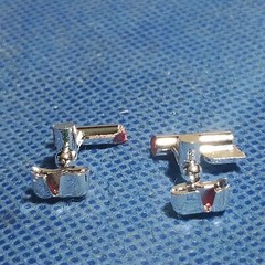 🌟 Rear Bumper Guards 1961 Jaguar XKE 1:24 Scale 1000s Model Car Parts 4 Sale