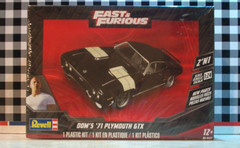 Fast & Furious Dom’s ’71 Plymouth GTX 1:24 scale Revell Model Kit Sealed