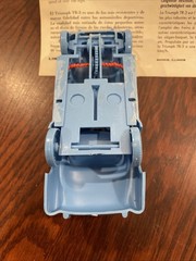 The Lindberg Line~TR3 Racer~Kit No 6240:75~Blue-Rubber Band Powered