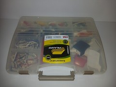 Revell AMT Monogr Junkyard Parts Lot Of Plastic Model Assortment Of Parts & Case