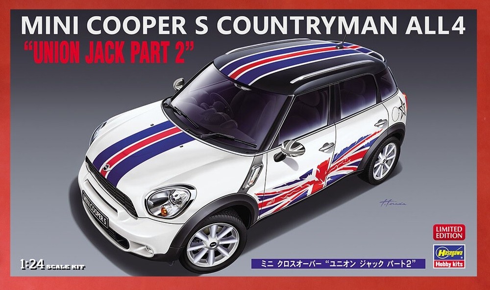 Hasegawa 20532 1/24 Mini Cooper S Countryman All 4 Union Jack – Ship from USA