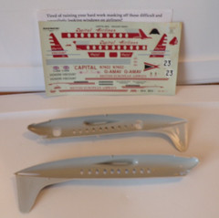 LOOK GLENCOE MODELS VICKERS VISCOUNT SCALE 1/96 MODEL KIT BOX