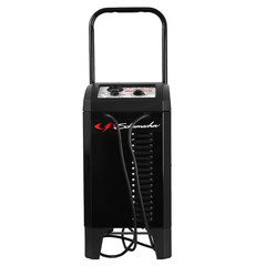 Wheeled Manual 10-Amp Car Battery Charger and 250A Engine Starter, 50A Boost, 6V