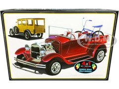 SKILL 2 MODEL KIT 1929 FORD WOODY PICKUP 4-IN-1 KIT & BIKE 1/25 BY AMT AMT1269 M