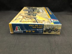 Italeri Willys MB Jeep with Trailer – 1:35 Scale Plastic Model Kit 314