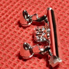 Bullet Door Mirrors 1966 Ford Mustang 1:25 scale model car part AMT