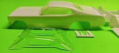 70 1970 Plymouth Duster Funny Car 1/24 Body Flip Up Glass Revell