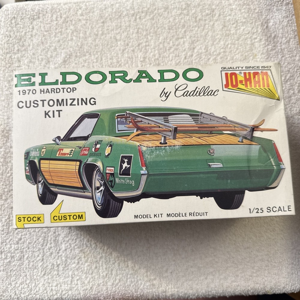 Vintage Jo-Han 1/25 El Dorado by Cadillac 1970 hardtop customizing kit ( Read )
