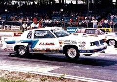 DECALS- F. J. Smith Olds, Sportsman drag racing series.