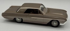 AMT 1/25, 1963 Ford T-Bird Thunderbird Dealers Promo Rose Beige,USA