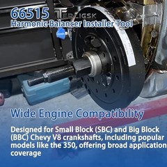 66515 Harmonic Balancer Installer Tool, Compatible with Chevy Small Block &