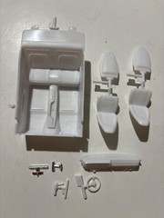 Model Car Parts – Revell Dom’s ’71 Plymouth GTX interior tub & parts ONLY 1/24
