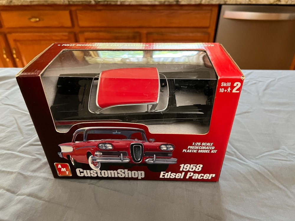 1958 Edsel Pacer ~ 1999 AMT Custom Shop Model Kit #30245 ~ 1/25 ~ New Unopened
