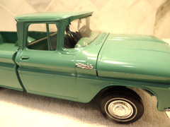1962 Chevrolet Apache Pickup GREEN Dealership Promo IN Original Box REAL NICE