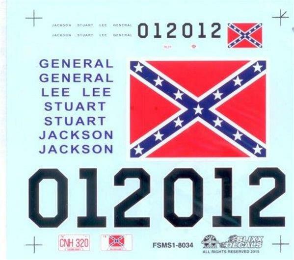 Slixx 8034 Flag Mini Sheet 1 1/24 1/25 decal