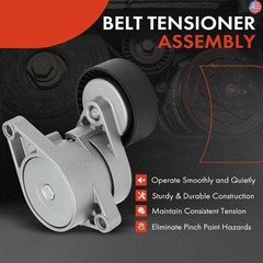 A-Premium Belt Tensioner Assembly with Pulley Compatible with BMW 323Ci, 323is,