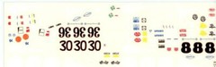 Fred Cady 834 1966 Lola T70 Ford Can Am decal