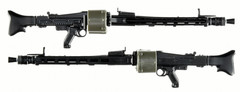 TomyTec Little Armory 1/12 AUTO LASW02 Strike Witches RTB MG4S Model Kit