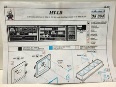 EDUARD 1/35 PHOTO-ETCHED 35384 Upgrade Set Skif 35 214 Soviet MT‑LB APC Cold War