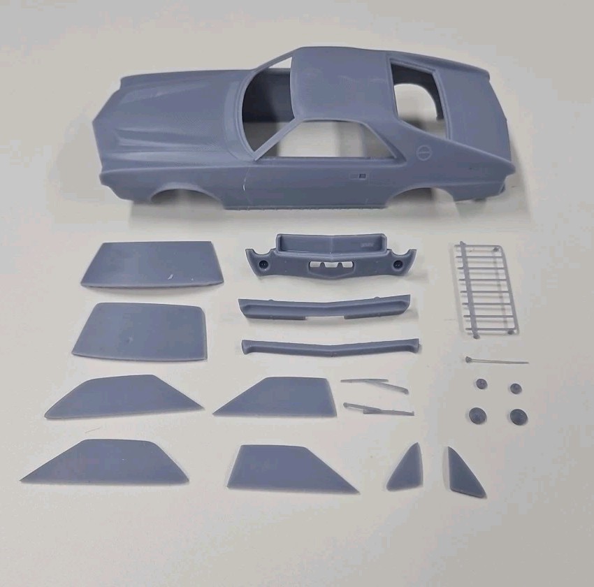 ABS-LIKE RESIN 3D PRINTED 1/25 1968 AMC AMX BODY