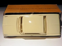 1962 FORD GALAXIE 500 HARDTOP PROMO – THE BEST THERE IS – MINT/ORIGINAL BOX!