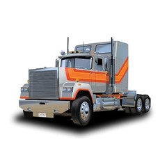 AMT American Superliner Semi Tractor 1:24 Scale Model Kit
